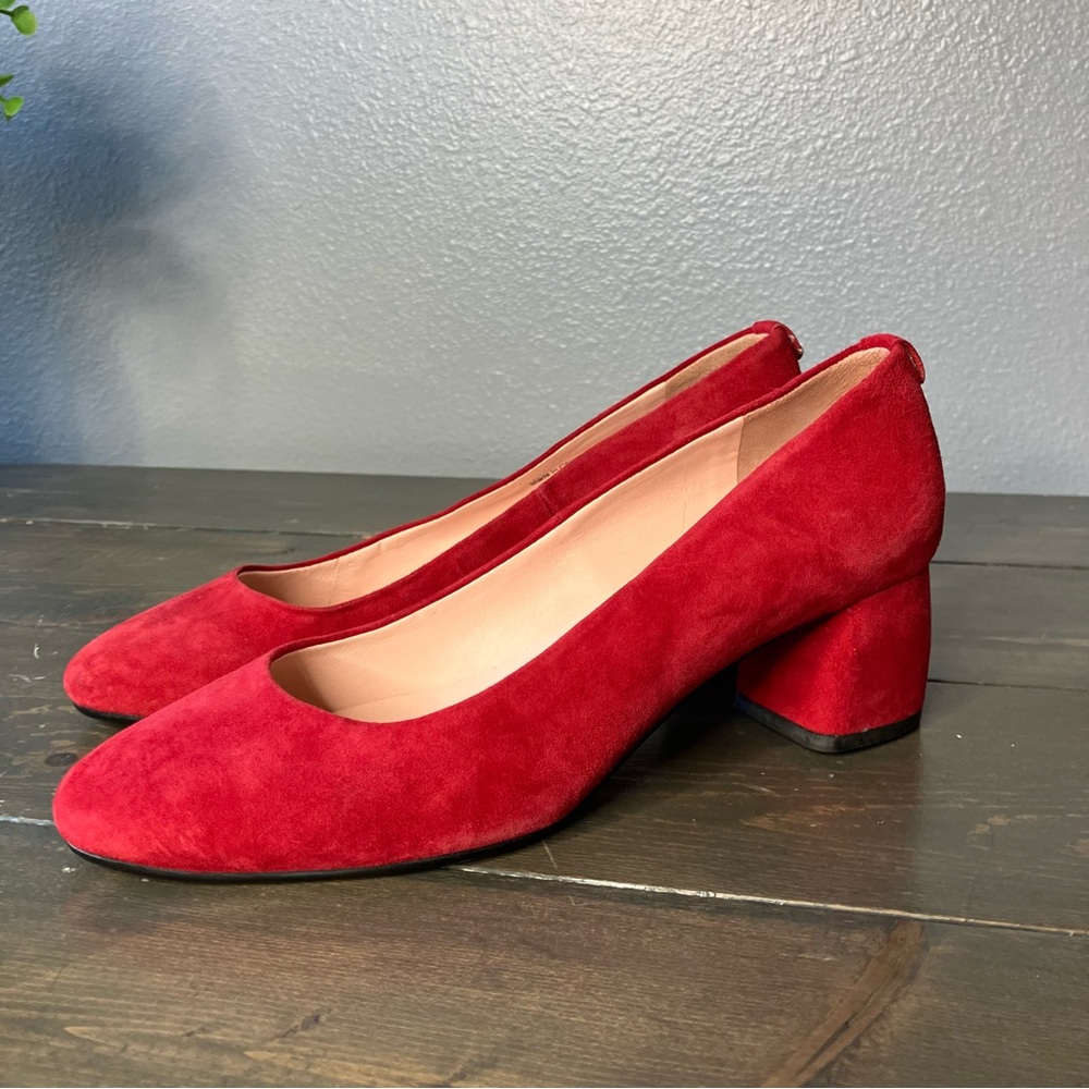 Kate Spade Red Suede Heels